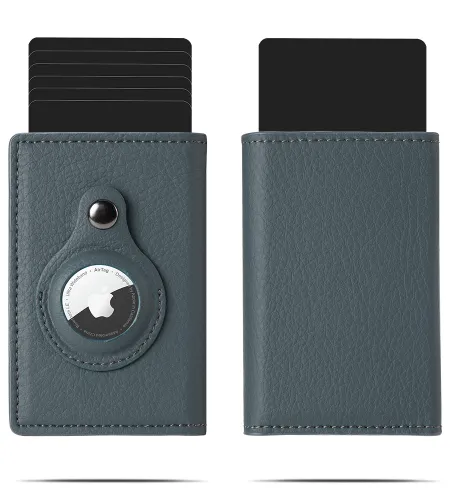 Airtag Leather Wallet | Attach Airtag To Wallet