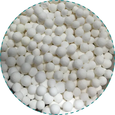 Activated alumina for gas purification