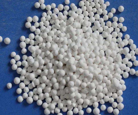 Application of alumina activated as catalyst and carrier