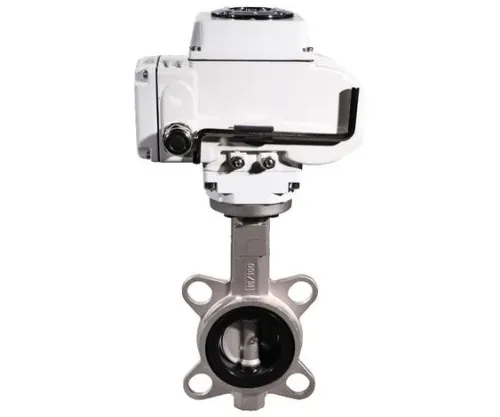 COVNA HK60-D-S Stainless Steel Electric Butterfly Valve