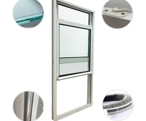 What are the characteristics of aluminum windows