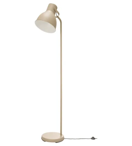 Floor Lamp In Living Room | Metal Floor Lamp With Mdf Tray Table