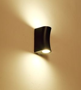 4-light wall sconces with fabric shade in dark bronze