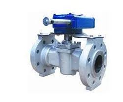 Application areas of non lubricated plug valve