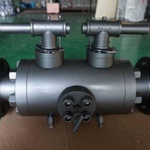 What is double block and bleed ball valve