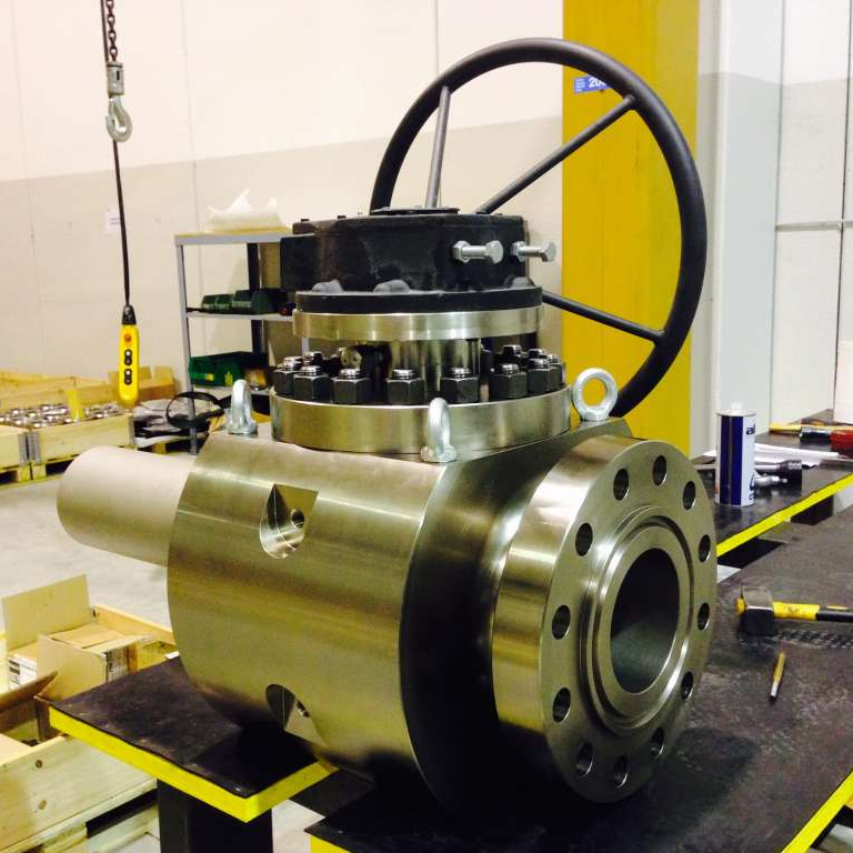 Top-mounted trunnion ball valve, perfect solution
