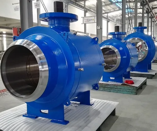 Test before using fully welded ball valve