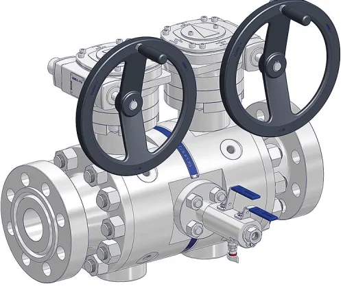 The Double Block And Bleed Valve is a kind of hydraulic manifold.