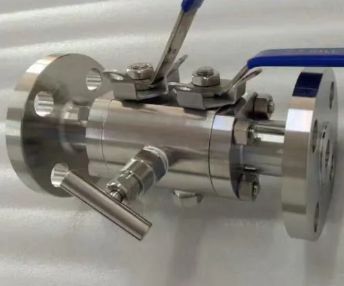 The main application of DBB ball valve in the petrochemical industry