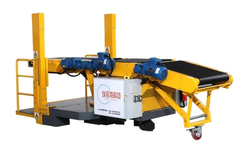 mobile-loading-unloading-belt-conveyors | ERG Container Loading &Unloading Belt Conveyor