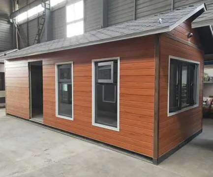 Simple relocation of prefabricated house
