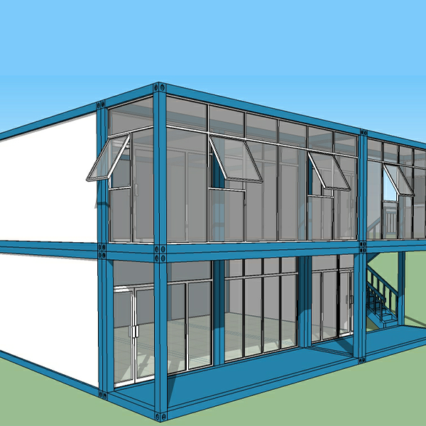 The T type prefab house-0