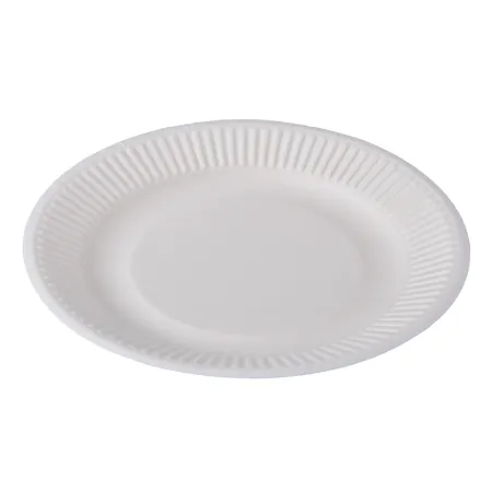 Party Supplies 7 Inch Biodegradable Round Sugarcane Bagasse Plate