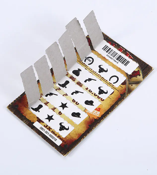 High quality pull tab tickets, reliable quality