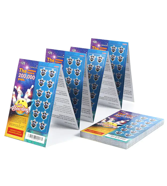 takes you to understand fan-fold lottery tickets