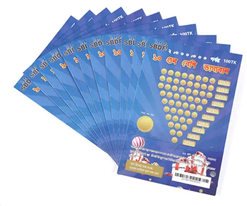 How long is the scratch card valid for?