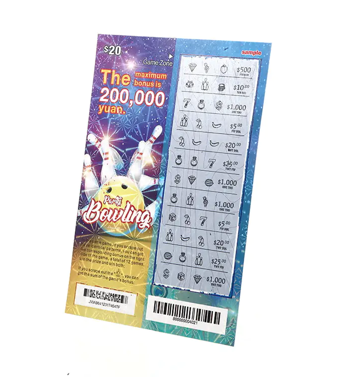 high quality hologram lottery ticket