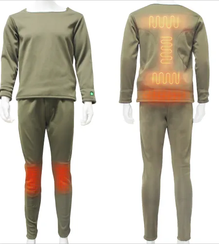 ELECTRIC HEATED THERMAL UNDERWEAR WARM BASE LAYER