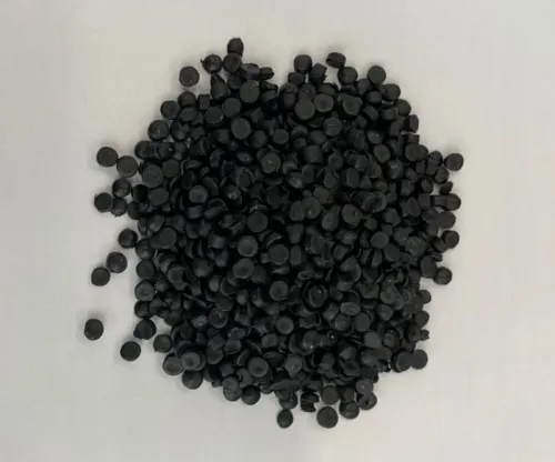 Recyceltes HDPE-Granulat ist weit verbreitet