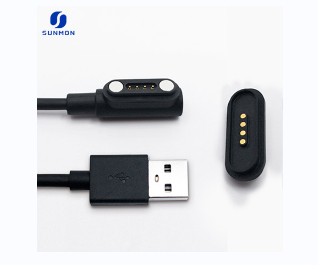 Development of Pogopin magnetic suction charging line and traditional USB interface