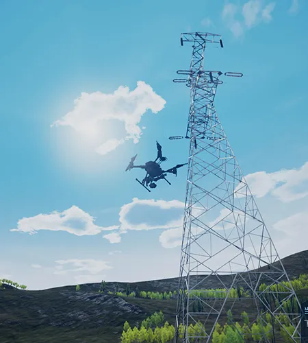 Experience Realistic Flying With Simulated Substation Uav Inspectio