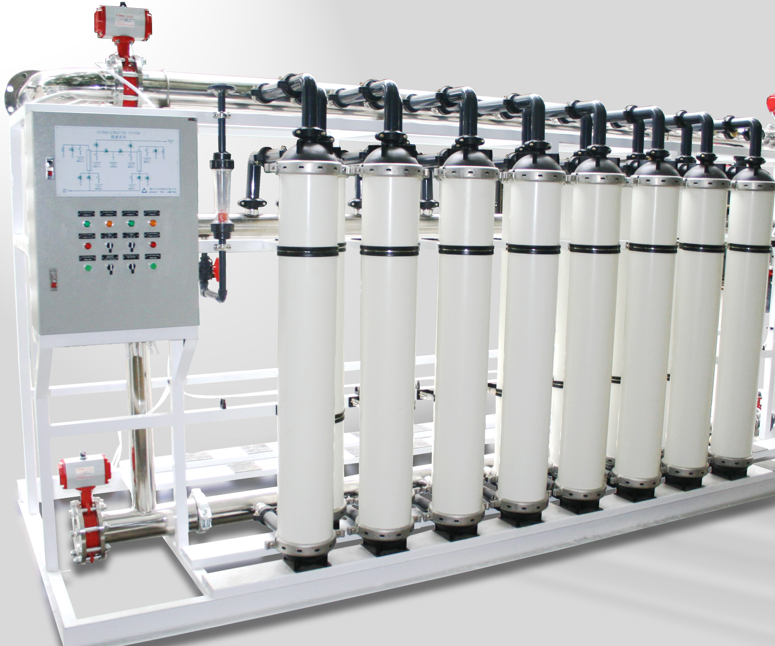 What is the structure of ultrafiltration equipment?