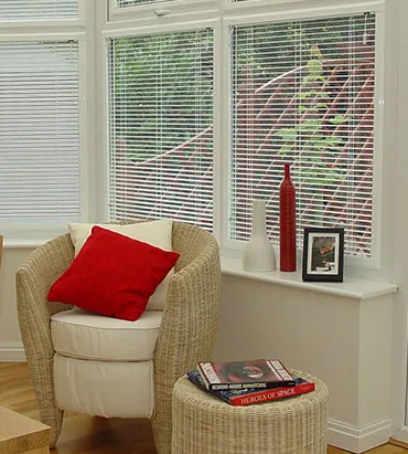 Enjoy privacy and light control with vinyl blinds