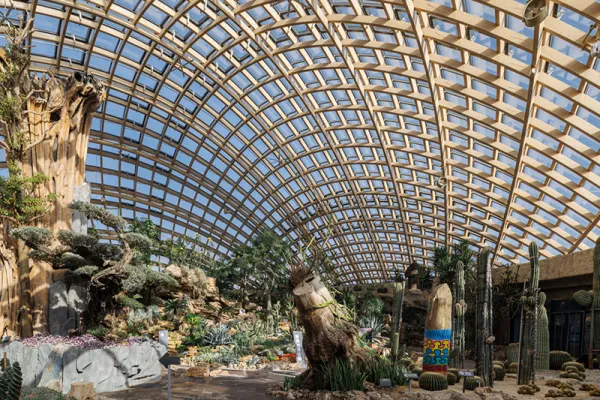 Ботанический сад Тайюань - Очень большие наружные солнцезащитные шторы