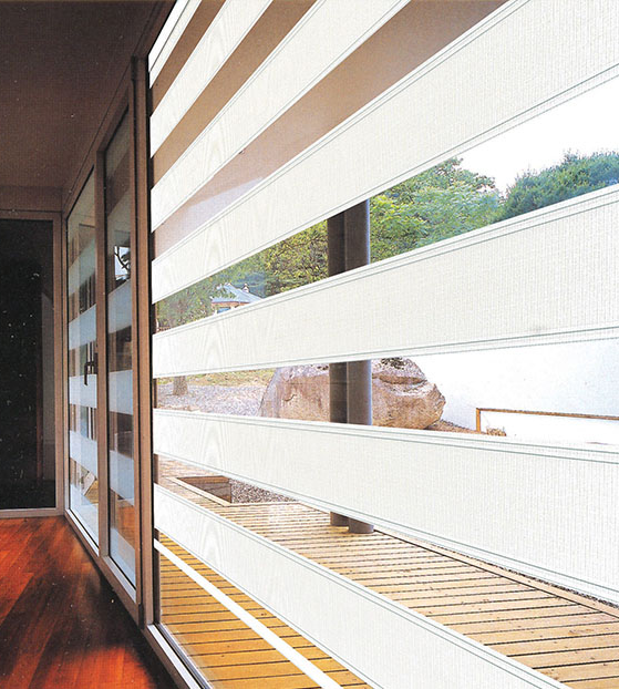 Experience the Sophistication of Zebra Blinds in Your Home.