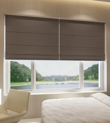 Add Privacy & Light Control with Roman Shades