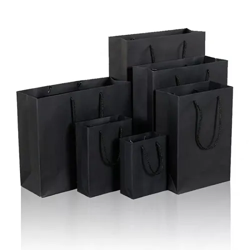 Large Custom Paper Shopping Bag With Company Logo | Paper Shopping Bag Manufacturer