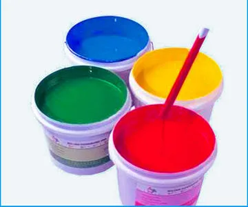What are the different types of screen printing ink?