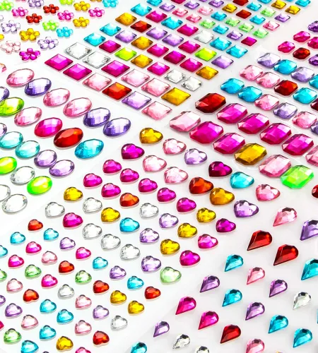 Prilagođene draguljne naljepnice | Gem Stickers Suppliers