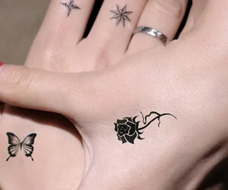 Pravilni koraki uporabe nalepk za tetovaže