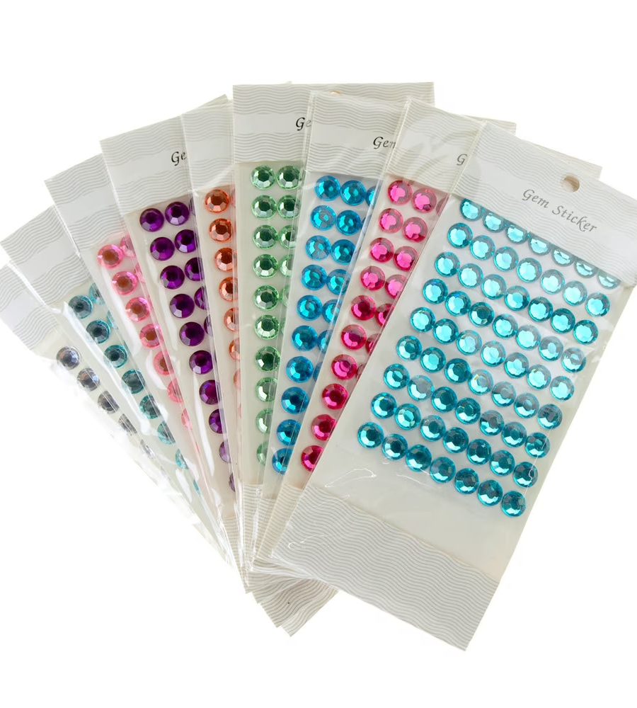 Diseño de pegatinas de gemas | Gema Copo de Nieve Pegatinas