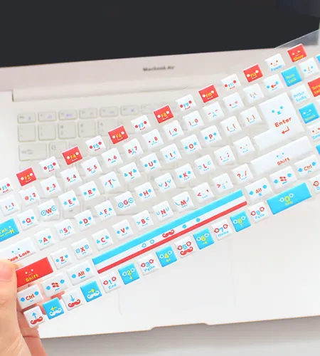 Fluorescent Keyboard Stickers | Anime Keyboard Stickers