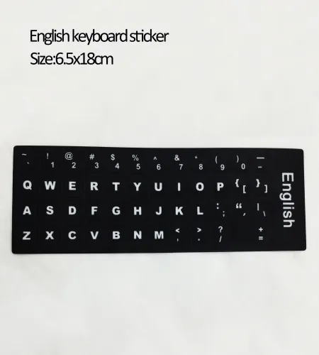 Glow In The Dark Keyboard Stickers | Naljepnice tastature Alphabet
