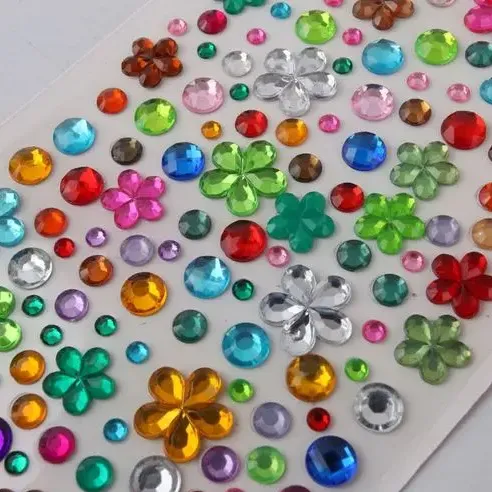 ¿Qué son las pegatinas de gemas?