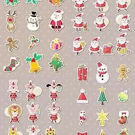 Custom Christmas Sticker Book | Božićni dobavljač naljepnice