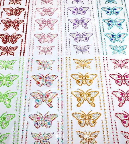Cute rhinestone stickers