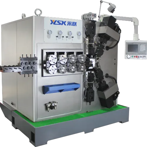 Brief description of compression spring machine