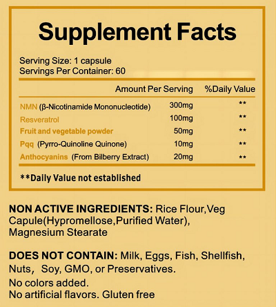 Licensed Nmn Supplement | Quality Of Nmn Supplement