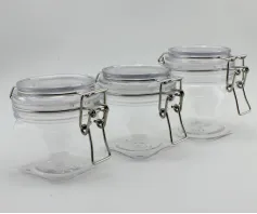 Plastic Storage Jar With Lid | storage jar