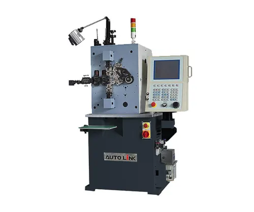 Features of spring coiling machine