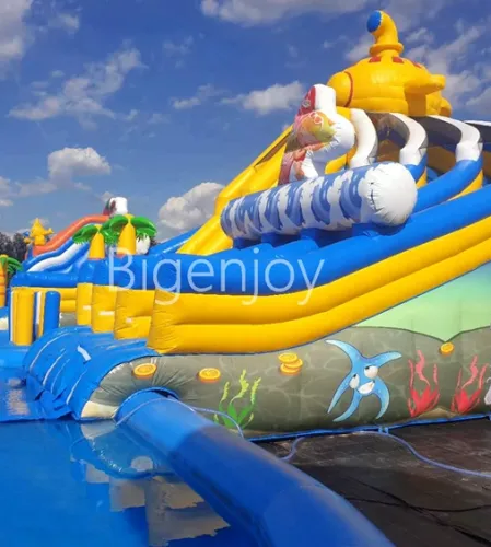 Inflatable Pirate Ship Slide | Mickey Inflatable Slide