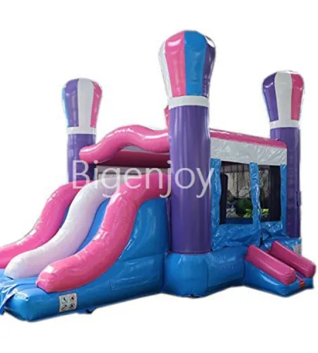 Jumping Castle Commercial Slide | White Jumping Castle