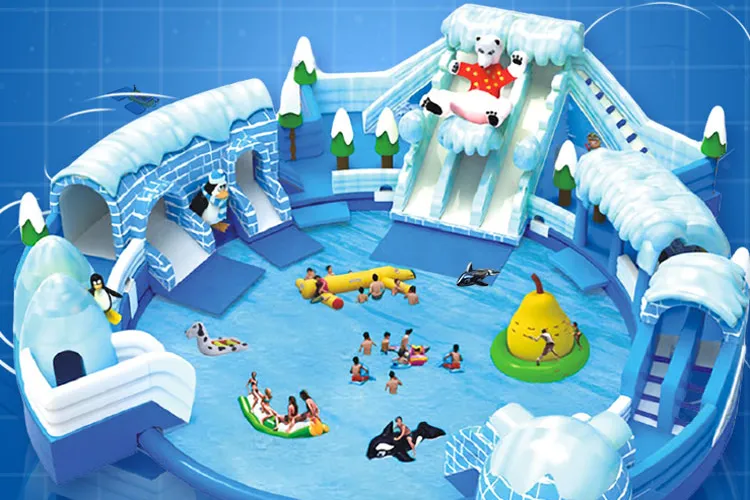 Innovative inflatable water park for lake: Elevating Fun and Adventure