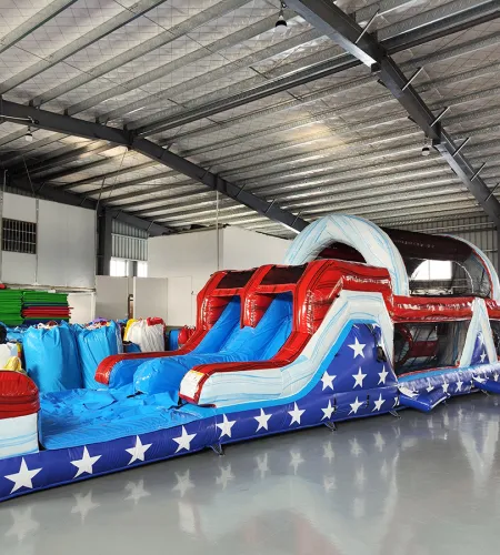 Tractor Inflatable Obstacle Course | Crocodile Obstacle Course