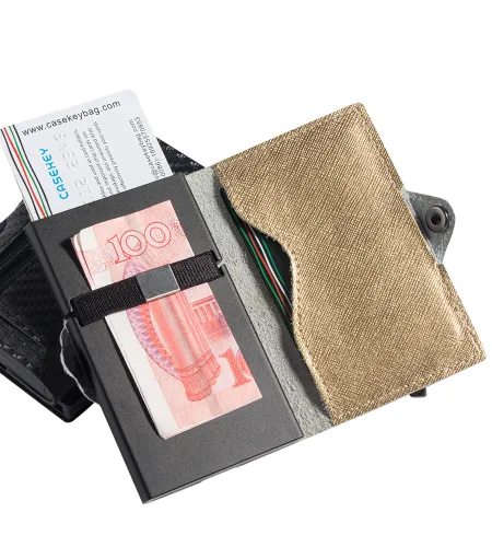 | محفظة حامل بطاقة الائتمان Rfid مورد محفظة Rfid