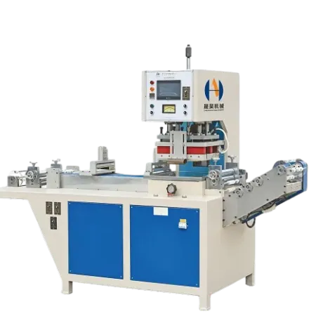 High frequency ribbon embossing machine